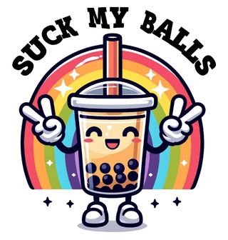 Obrázek 2 produktu Pánské tričko Bubble Tea Suck My Balls