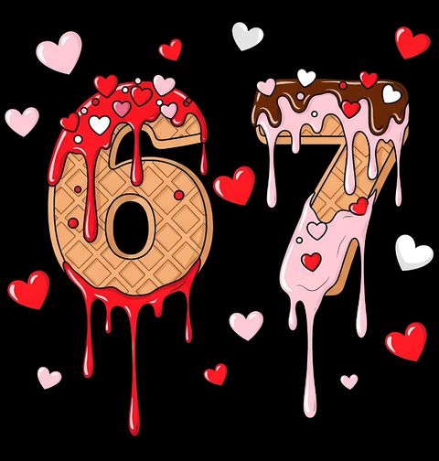 Obrázek produktu Pánské tričko Zamilovaná 67 Six Seven Meme