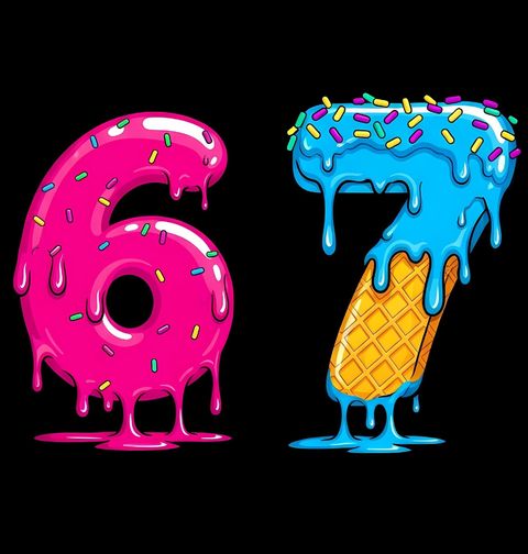 Obrázek produktu Pánské tričko Rozteklá Zmrzlina 67 Six Seven