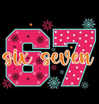 Obrázek 2 produktu Pánská mikina Vánoční 67 Six Seven Meme