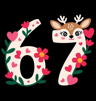 Obrázek 2 produktu Pánské tričko Roztomilý Sob 67 Six Seven Meme