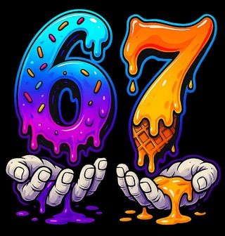 Obrázek 2 produktu Dětské tričko Rozteklá Zmrzlina v Dlaních 67 Six Seven