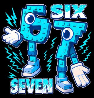 Obrázek 2 produktu Dámské tričko Lego Postavičky 67 Six Seven