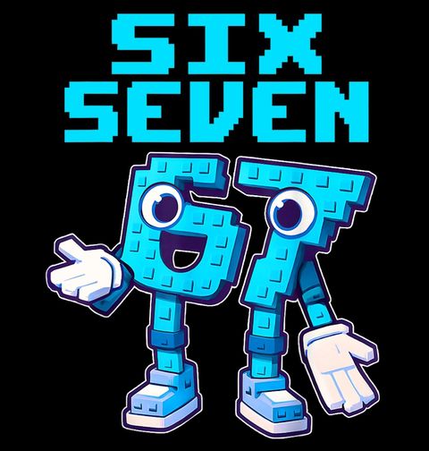 Obrázek produktu Dětské tričko Roztomilé Postavičky 67 Six Seven