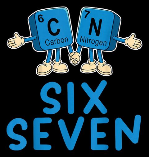 Obrázek produktu Pánské tričko Chemické prvky 67 Six Seven