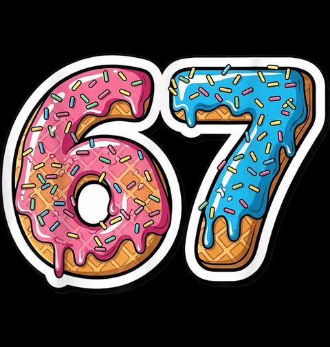 Obrázek produktu Pánské tričko Meme 67 s Polevou Six Seven