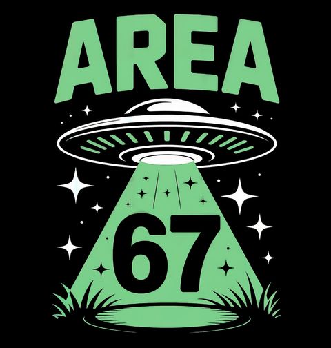 Obrázek produktu Dámské tričko Mimozemská Oblast Area 67 Six Seven