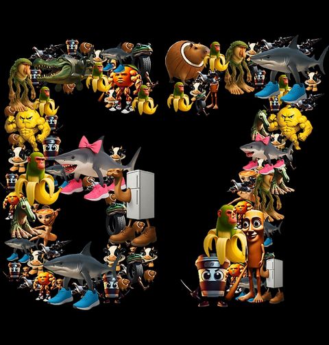 Obrázek produktu Pánská mikina Italský Brainrot 67 Six Seven