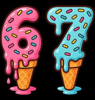 Obrázek 2 produktu Pánské tričko Zmrzlinový Kornout 67 Six Seven