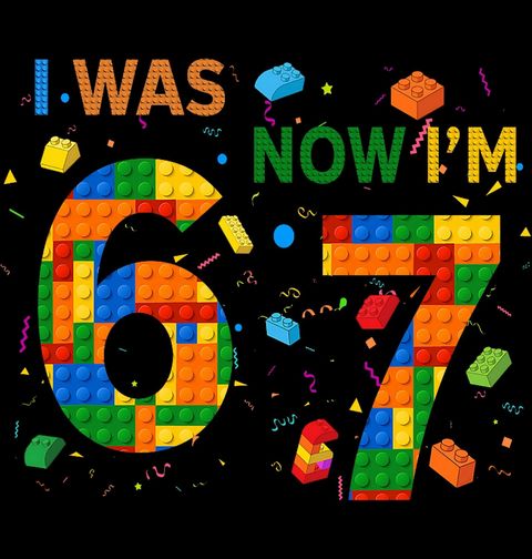 Obrázek produktu Dětské tričko Bylo mi 6, teď je mi 7 Lego 67 Six Seven