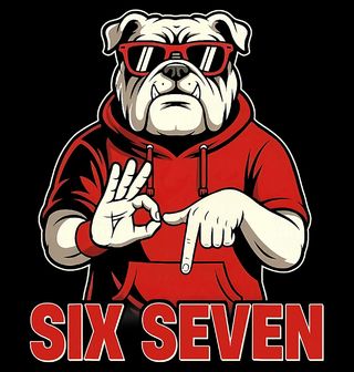 Obrázek 2 produktu Dámské tričko Anglický buldok v Mikině 67 Six Seven