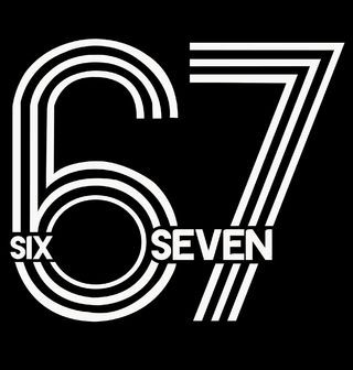 Obrázek 2 produktu Pánská mikina Retro Line Art 67 Six Seven Meme