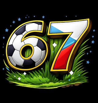 Obrázek 2 produktu Pánská mikina 67 v Barvách českého Fotbalu Six Seven Meme