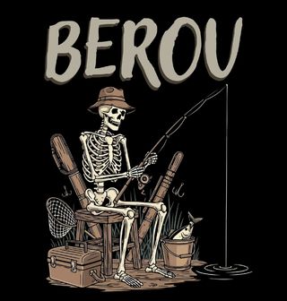 Obrázek 2 produktu Dámské tričko Rybář Kostlivec Berou