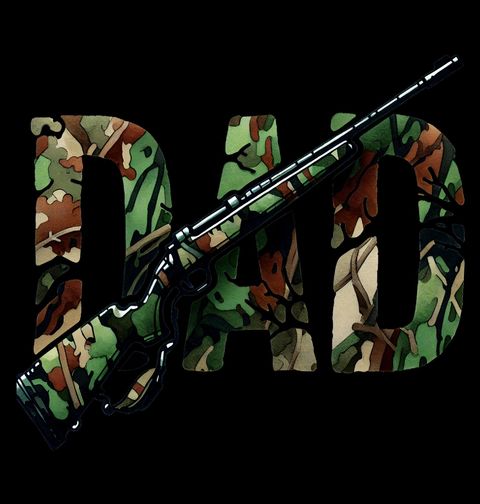 Obrázek produktu Pánské tričko Maskovaný Myslivec Táta DAD