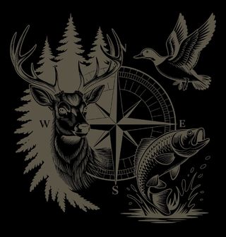 Obrázek 2 produktu Pánská mikina Kompas Lovce v Přírodě