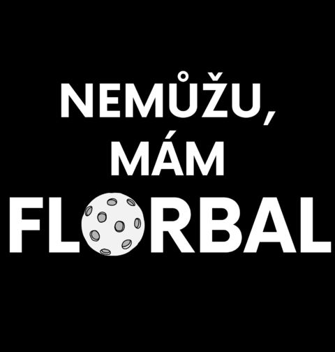 Obrázek produktu Dětské tričko Nemůžu, mám florbal