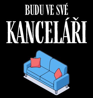 Obrázek 2 produktu Pánská mikina Gauč Budu ve své kanceláři