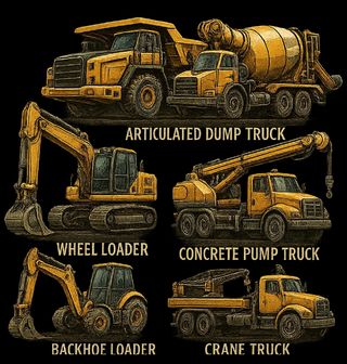 Obrázek 2 produktu Pánské tričko Stavební Stroje