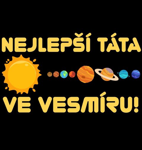 Obrázek produktu Pánská mikina Nejlepší táta ve vesmíru!