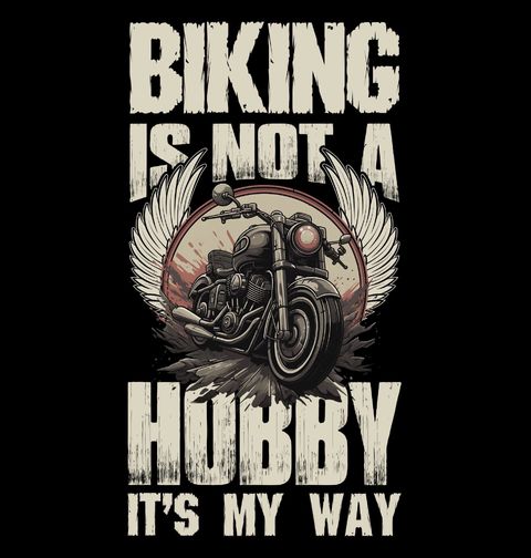 Obrázek produktu Pánské tričko Motorka není hobby, je to můj způsob života