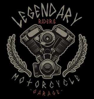 Obrázek 2 produktu Dámské tričko Legendární Jezdci Motorkářská Garáž