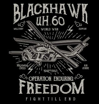 Obrázek 2 produktu Dětské tričko Legendární Vrtulník Black Hawk UH-60