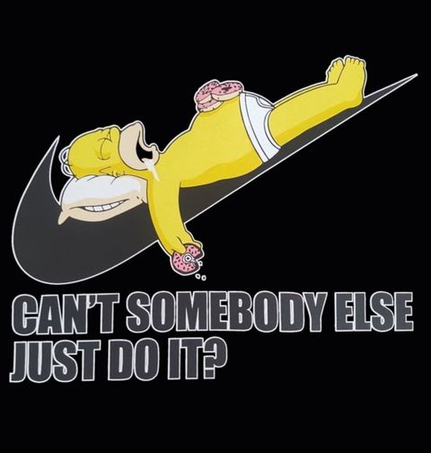 Obrázek produktu Pánské tričko The Simpsons Can't somebody else just do it Homer Simpson Nemůže to Udělat Někdo Jiný?