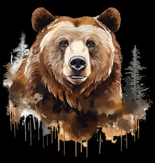 Obrázek 2 produktu Dětské tričko Medvěd hnědý