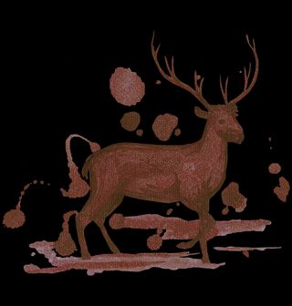 Obrázek 2 produktu Dámské tričko Kávová Umělecká Malba Jelena