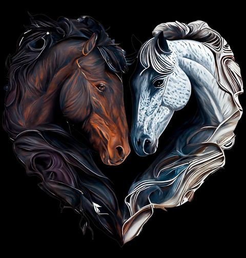 Obrázek produktu Pánské tričko Zamilovaní Koně