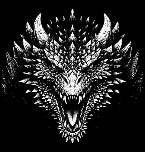 Obrázek produktu Dámské tričko Temný Šupinatý Drak