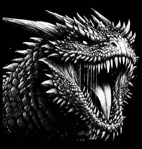 Obrázek produktu Dámské tričko Zuřivý Dračí Řev