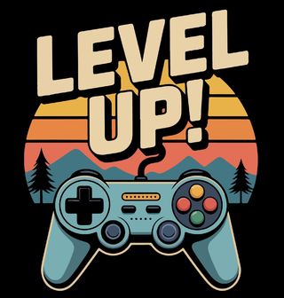 Obrázek 2 produktu Dámské tričko Retro Ovladač LEVEL UP