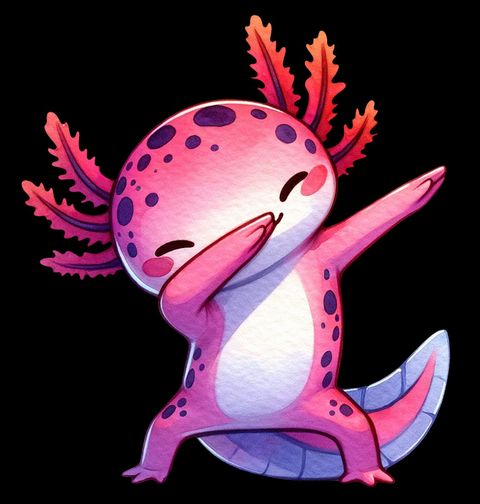 Obrázek produktu Dětské tričko Dabující Axolotl