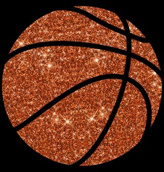 Obrázek 2 produktu Dámské tričko Třpytivý Basketbalový Míč