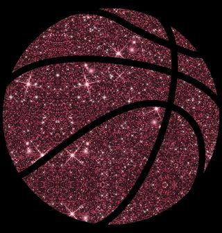 Obrázek 2 produktu Dětské tričko Třpytivě Růžový Basketbalový Míč