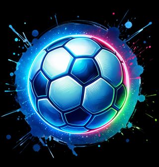 Obrázek 2 produktu Pánská mikina Neonový Fotbalový Míč