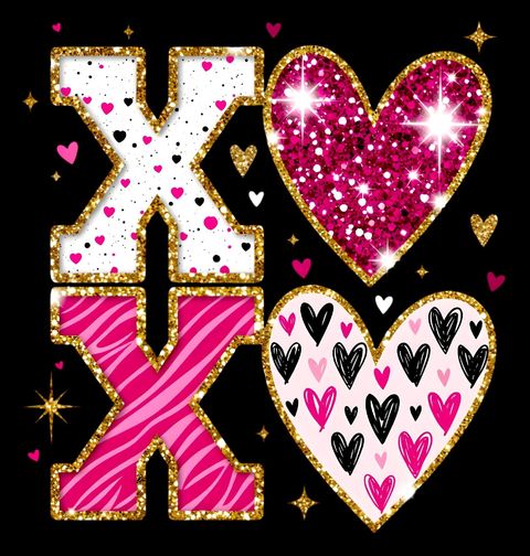 Obrázek produktu Pánské tričko Hugs and Kisses XOXO