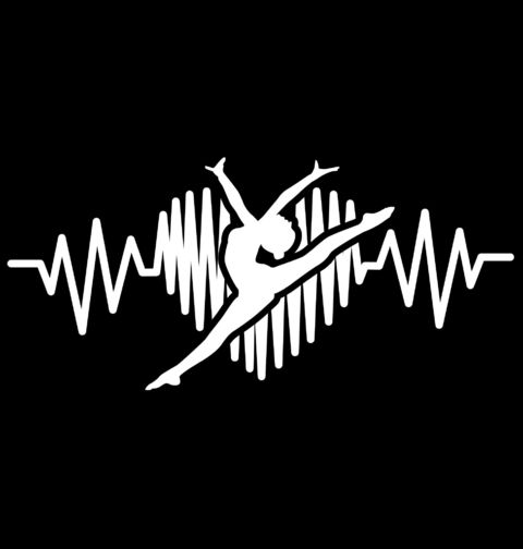 Obrázek produktu Pánská mikina Kardiogram lásky a Gymnastka