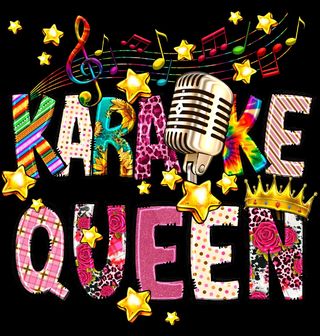 Obrázek 2 produktu Dámské tričko Karaoke Královna Queen