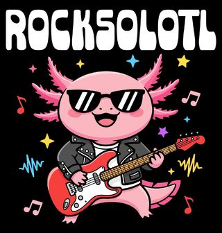 Obrázek 2 produktu Dámské tričko Rockový Axolotl Rocksolotl