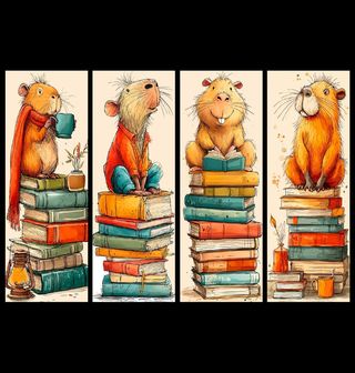 Obrázek 2 produktu Pánské tričko Kapybara na Hromadě Knih