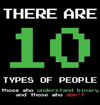 Obrázek 2 produktu Pánské tričko Jsou 2 typy lidí: ti, kteří rozumějí binární soustavě, a ti, kteří ne