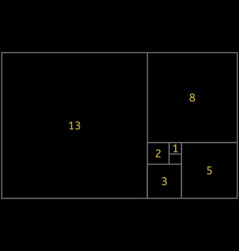 Obrázek produktu Pánská mikina Fibonacciho Čísla Posloupnosti