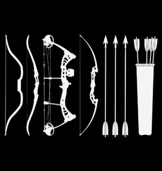 Obrázek 2 produktu Pánské tričko Druhy Luků a Šípy