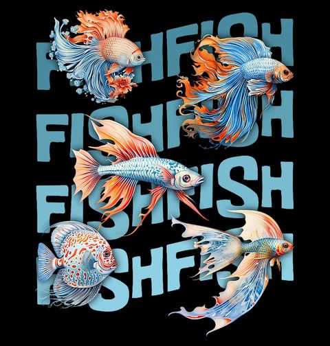 Obrázek produktu Pánské tričko Bojovnice pestré Fish Fish