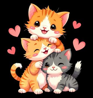 Obrázek 2 produktu Pánská mikina Tři Hravá Koťátka