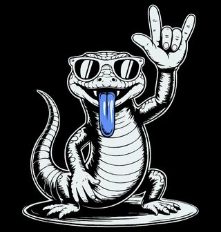 Obrázek 2 produktu Pánská mikina Rocková Tilikva australská Blue-tongued skink