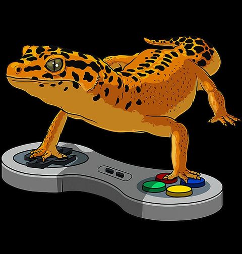 Obrázek produktu Pánské tričko Gamer Gekončík noční Leopard Gecko